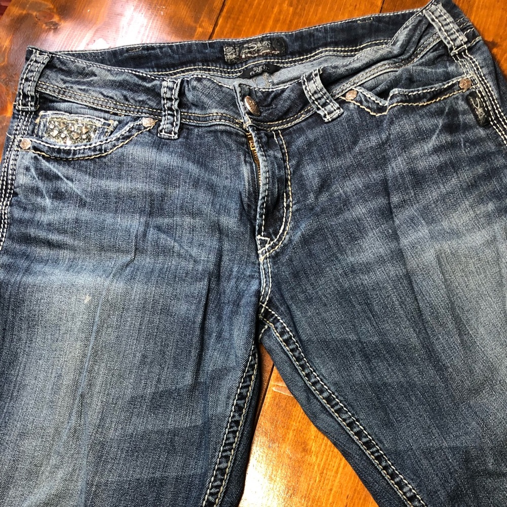 Silver jeans
